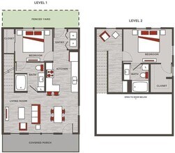 Townhome 1 3834 floor plan